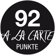 A La Carte 92 Punkte Auszeichnung
