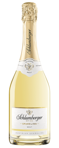 Eine Flasche aus der Qualitätsstufe Sekt Austria