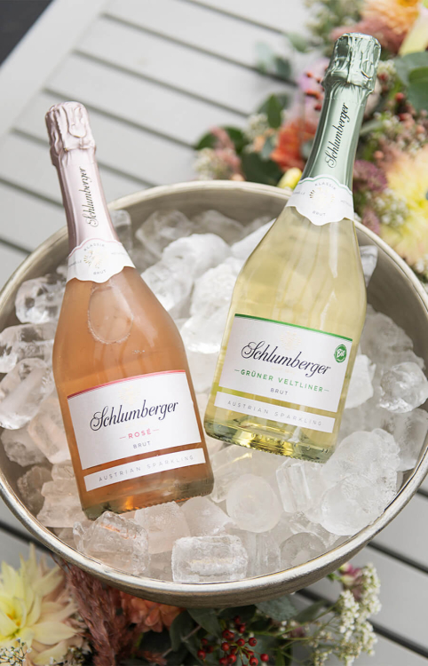 Schlumberher Sekt im Sektkühler