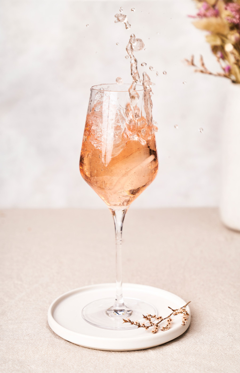 Schlumberger Sekt Rosé - sprudelt im Glas