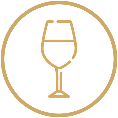 Glas Icon für Verpflegung