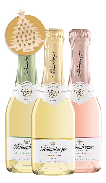 3x6 0,2L Flaschen Schlumberger Brut für Ihren Adventkalender