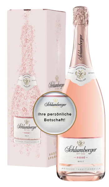 Schlumberger Rosé Brut in Geschenkverpackung