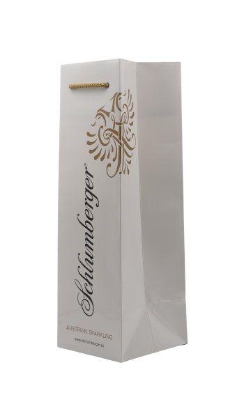 Papiertragetasche Schlumberger klein seitlich