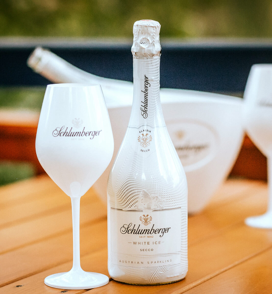 Image Box Schlumberger Sektkühler weiß