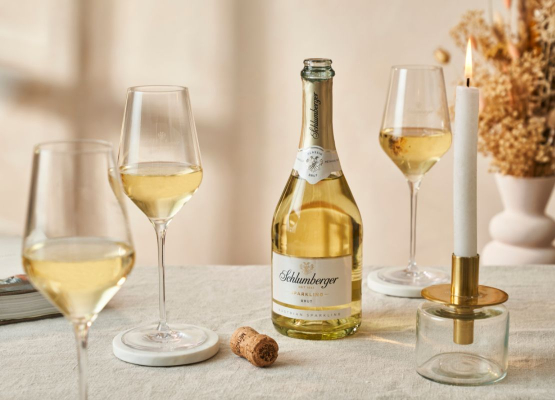 Schlumberger Sparkling mit Gläser